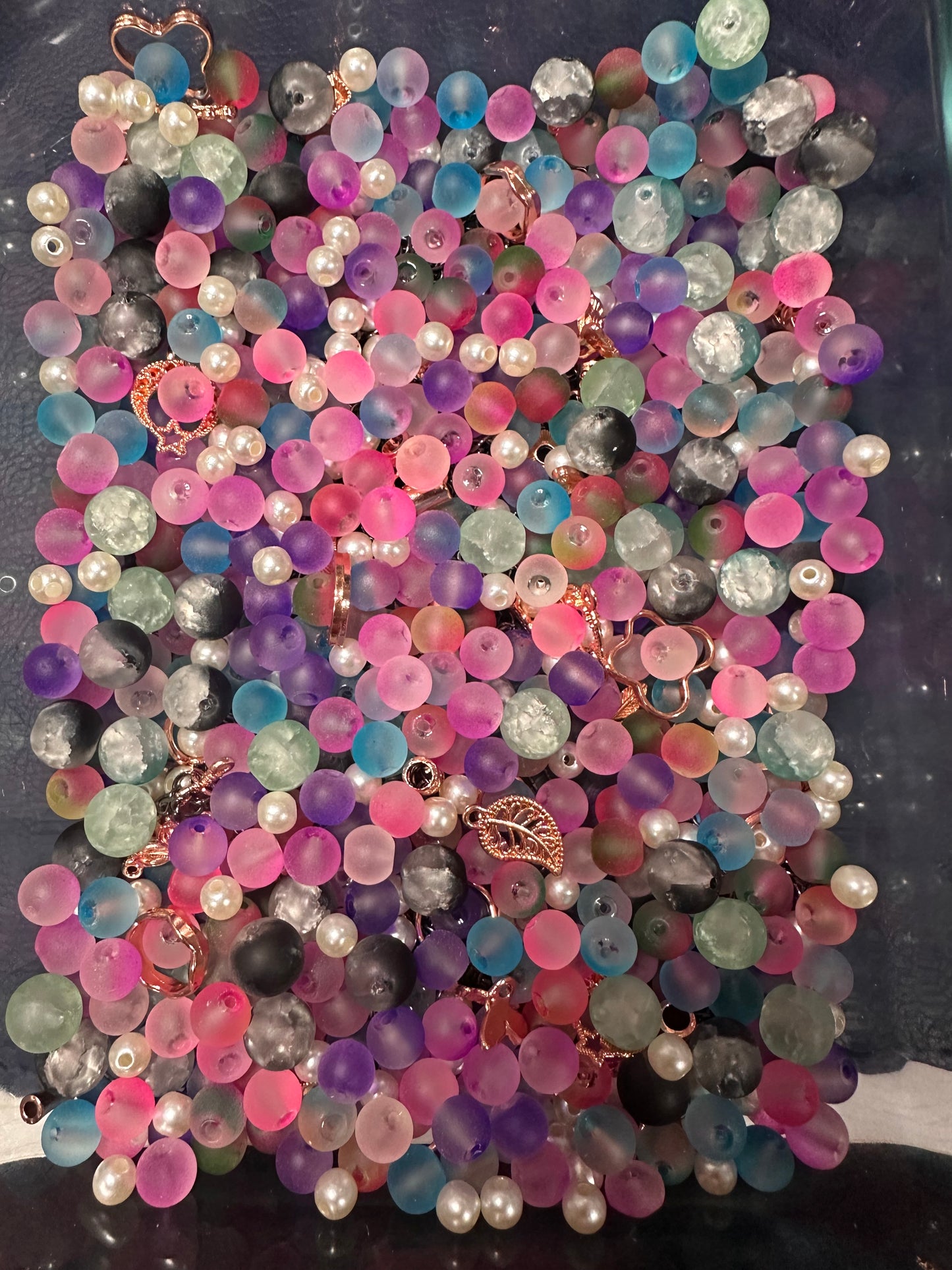 Glass Bead Mixes - Glass beads with Accessories